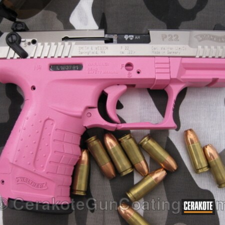 Powder Coating: Bazooka Pink H-244,Ladies,Handguns,Walther,Satin Mag H-147