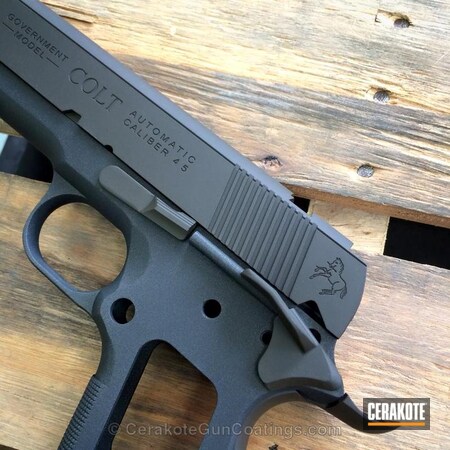 Powder Coating: Graphite Black H-146,Handguns,BARRETT® BRONZE H-259,Tungsten H-237,Colt