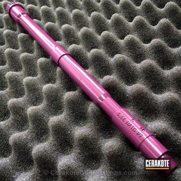 Cerakoted H-224 Sig Pink With H-146 Graphite Black And Mc-156 High Gloss Micro Clear