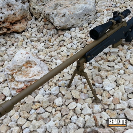 Powder Coating: Bolt Action Rifle,A.I. Dark Earth H-250