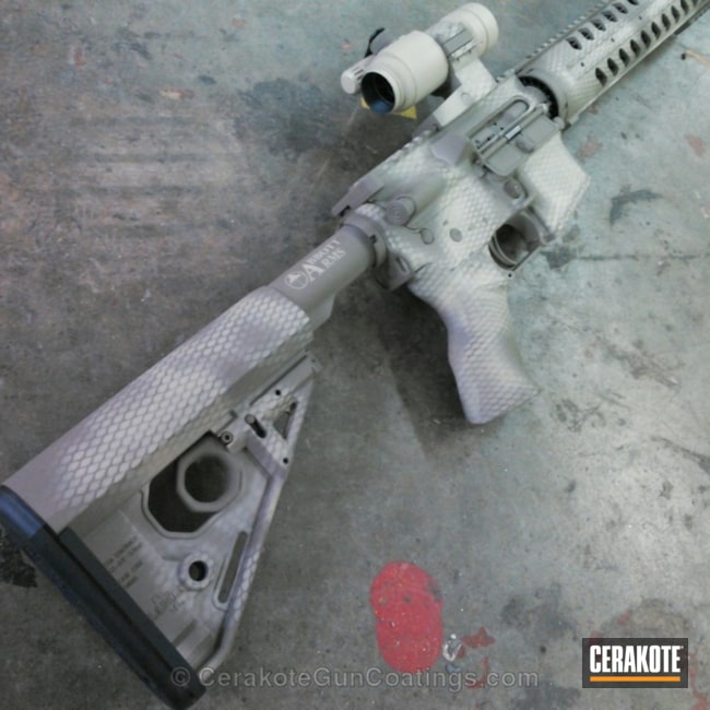 H-267 MagPul Flat Dark Earth with H-199 Desert Sand by Chris | Cerakote