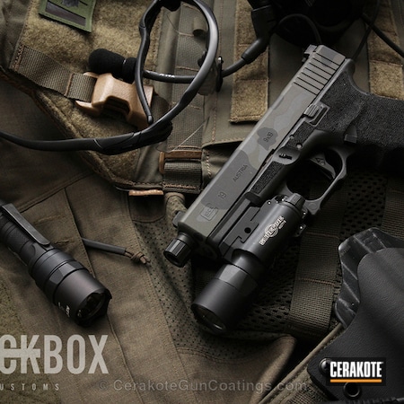 Powder Coating: Glock,Handguns,Armor Black H-190,MAGPUL® O.D. GREEN H-232,SIG™ DARK GREY H-210