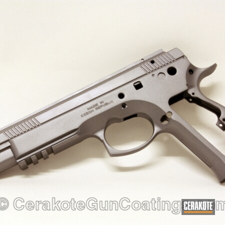 Powder Coating: 1911,Handguns,Blue Titanium H-185,CZ