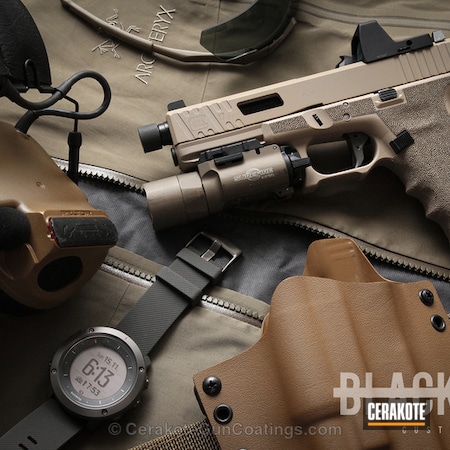 Powder Coating: Glock,Handguns,DESERT SAND H-199