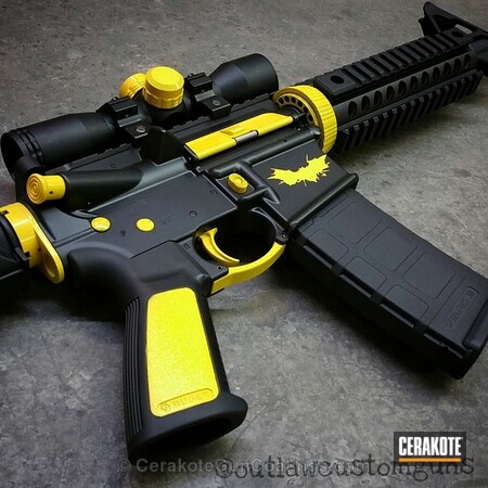 Powder Coating: Graphite Black H-146,Corvette Yellow H-144,Tactical Rifle,Ruger