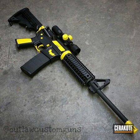 Powder Coating: Graphite Black H-146,Corvette Yellow H-144,Tactical Rifle,Ruger