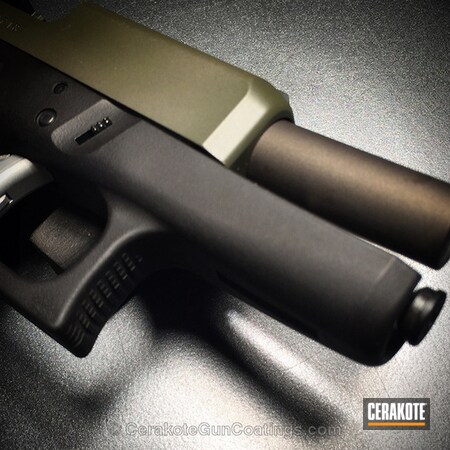 Powder Coating: Graphite Black H-146,Glock,Handguns,Sniper Green H-229,Burnt Bronze H-148