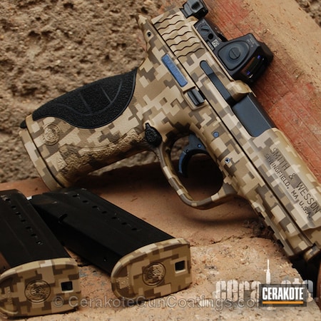 Powder Coating: Smith & Wesson,Handguns,DESERT SAND H-199,Patriot Brown H-226,Coyote Tan H-235
