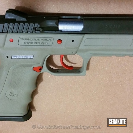 Powder Coating: BAE Green H-211,Safety Orange H-243,Handguns,O.D. Green H-236