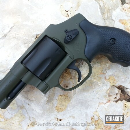 Powder Coating: Smith & Wesson,Mil Spec O.D. Green H-240,Armor Black H-190,Revolver
