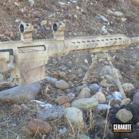 Powder Coating: Desert Sage H-247,DESERT SAND H-199,Bolt Action Rifle,Light Sand H-142,Barrett