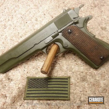 Powder Coating: Handguns,O.D. Green H-236