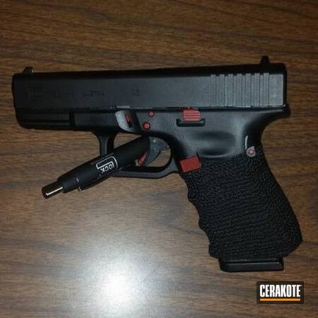 Powder Coating: Graphite Black H-146,Crimson H-221,Glock,Handguns