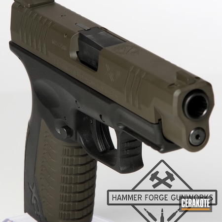 Powder Coating: Handguns,MAGPUL® O.D. GREEN H-232,Springfield Armory
