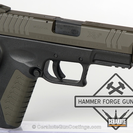 Powder Coating: Handguns,MAGPUL® O.D. GREEN H-232,Springfield Armory