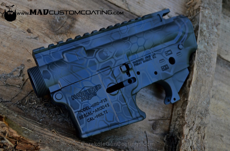 H-146 Graphite Black with H-234 Sniper Grey by David Teves | Cerakote