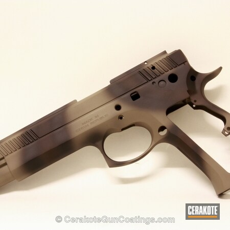Powder Coating: Graphite Black H-146,1911,Handguns,Federal Brown H-212,Flat Dark Earth H-265