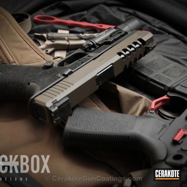 Cerakoted: Patriot Brown H-226,Glock,Handguns