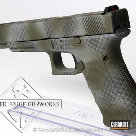 Powder Coating: Graphite Black H-146,Glock,Mil Spec O.D. Green H-240,Handguns,Smith's Grey,Bull Shark Grey H-214
