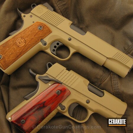 Powder Coating: Kimber,1911,Handguns,MAGPUL® FLAT DARK EARTH H-267