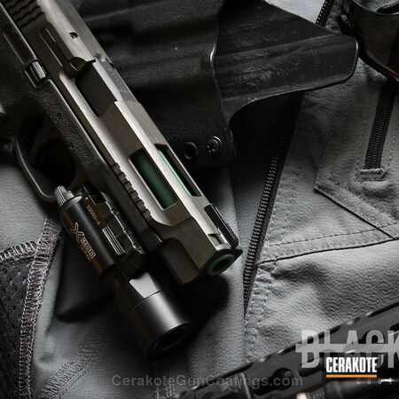 Powder Coating: Smith & Wesson,Handguns,Armor Black H-190,MAGPUL® O.D. GREEN H-232