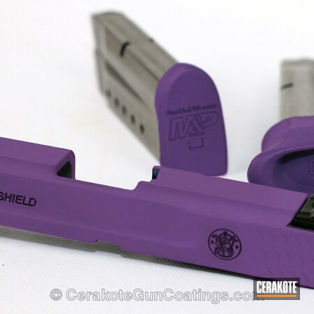 Powder Coating: Graphite Black H-146,Smith & Wesson,Wild Purple H-197,Handguns