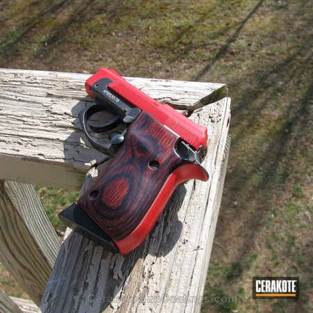 Powder Coating: Handguns,FIREHOUSE RED H-216