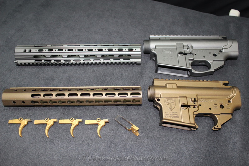 H-148 Burnt Bronze with H-237 Tungsten by Matthew Murphy | Cerakote