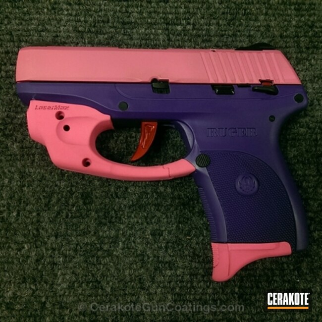 Cerakoted H-141 Prison Pink With H-217 Bright Purple