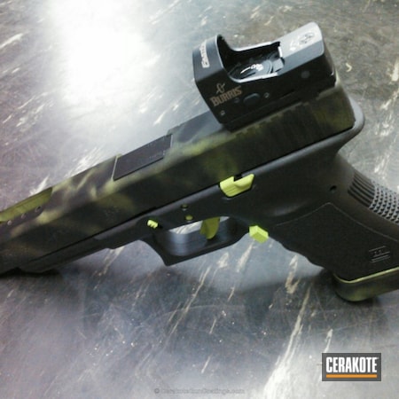 Powder Coating: Graphite Black H-146,Zombie Green H-168,Handguns,Zombie Gun
