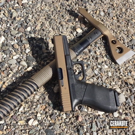 Powder Coating: Glock,Tomahawk,SOG,Burnt Bronze H-148