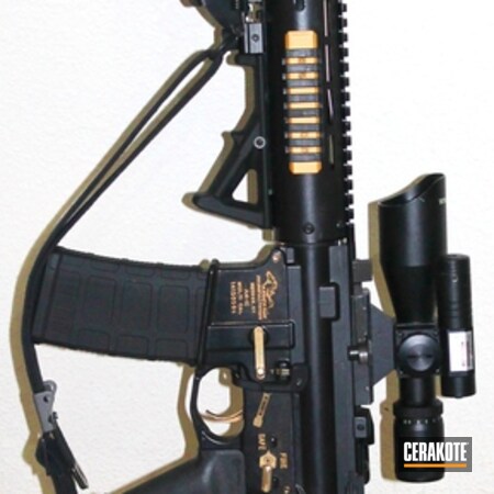 Powder Coating: Graphite Black H-146,Gold H-122,Tactical Rifle