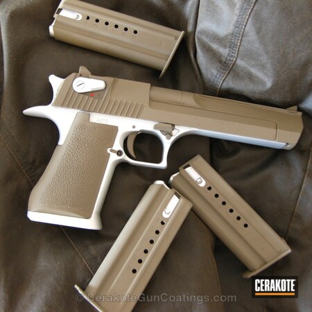 Powder Coating: Satin Aluminum H-151,Handguns,Military,Flat Dark Earth H-265