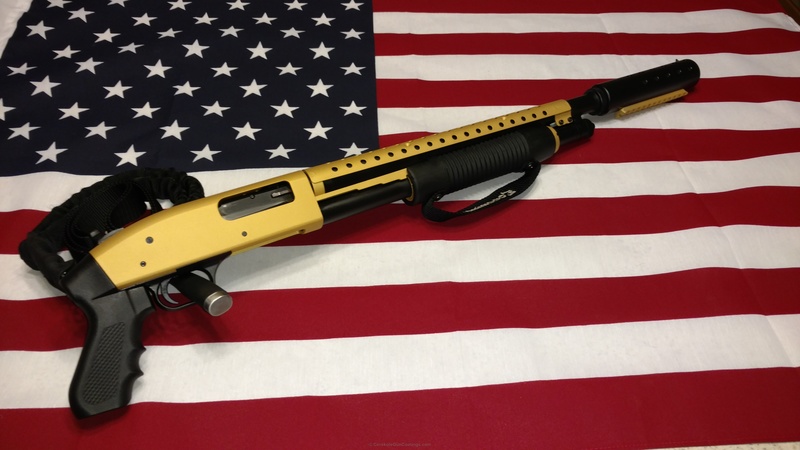 H-122 Gold with H-146 Graphite Black by WEB USER | Cerakote