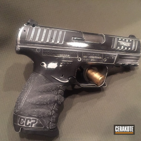 Powder Coating: Hidden White H-242,Graphite Black H-146,Handguns,Pistol,Walther,CCP