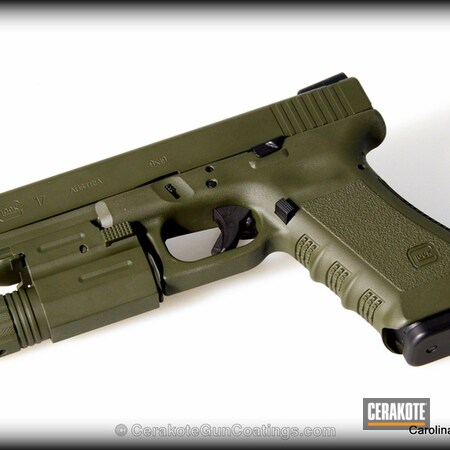 Powder Coating: Graphite Black H-146,Glock,Mil Spec O.D. Green H-240,Handguns