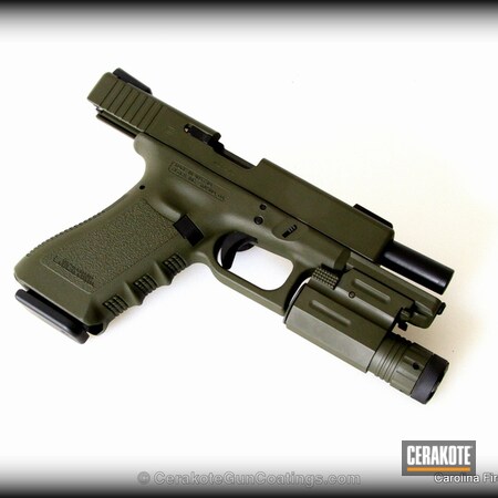 Powder Coating: Graphite Black H-146,Glock,Mil Spec O.D. Green H-240,Handguns