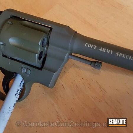 Powder Coating: Handguns,DESERT SAND H-199,Revolver,O.D. Green H-236,Colt