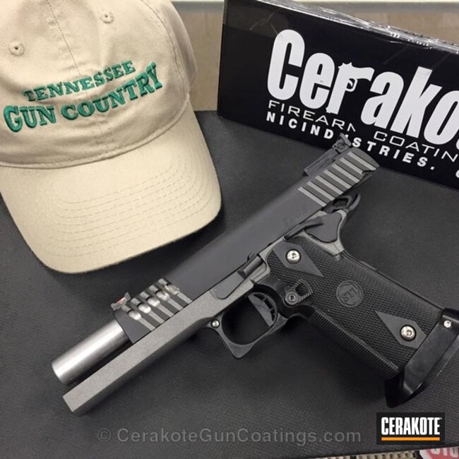H190 Armor Black with H237 Tungsten by WEB USER Cerakote