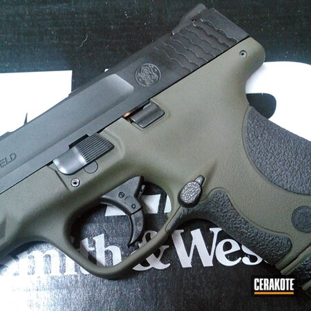 Powder Coating: Smith & Wesson,Handguns,O.D. Green H-236