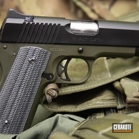 Powder Coating: Graphite Black H-146,Kimber,Mil Spec O.D. Green H-240,1911,Handguns