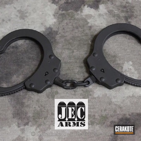 Powder Coating: Graphite Black H-146,Handcuffs