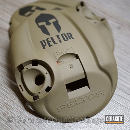 Powder Coating: Peltor,Armor Black H-190,Flat Dark Earth H-265