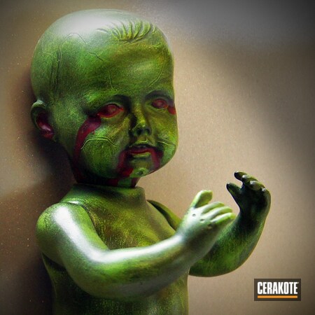 Powder Coating: Graphite Black H-146,Zombie Green H-168,Zombie,FIREHOUSE RED H-216