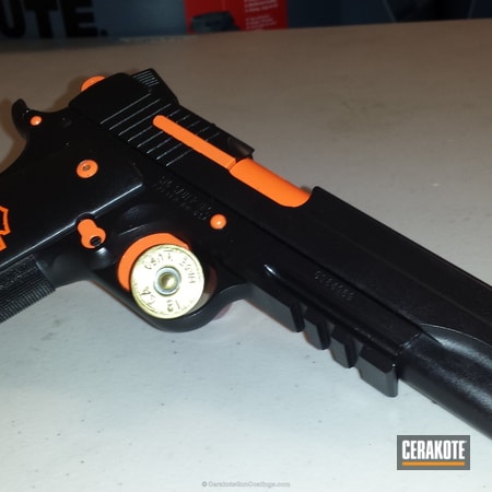 Powder Coating: Graphite Black H-146,Safety Orange H-243,Handguns