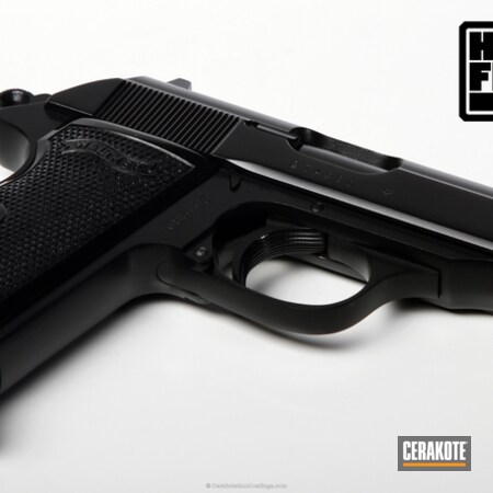 Powder Coating: High Gloss Ceramic Clear,Graphite Black H-146,Handguns,Walther