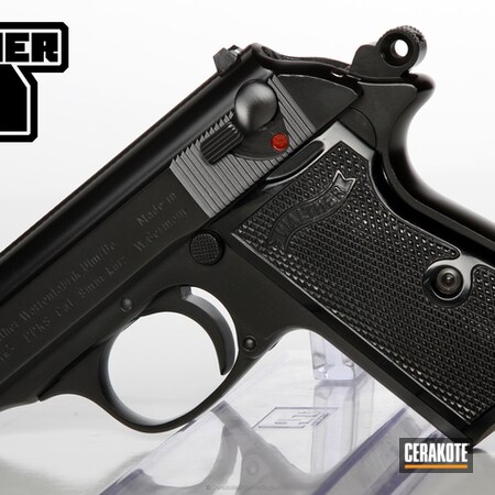 Powder Coating: High Gloss Ceramic Clear,Graphite Black H-146,Handguns,Walther