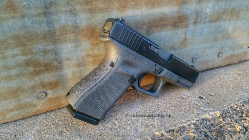 Socom Blue H-245 Socom Blue with H-237 Tungsten by PATRICK HENRIE | Cerakote