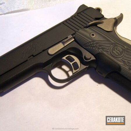 Powder Coating: Graphite Black H-146,Kimber,1911,Handguns,Pistol,Kimber 1911,Titanium H-170