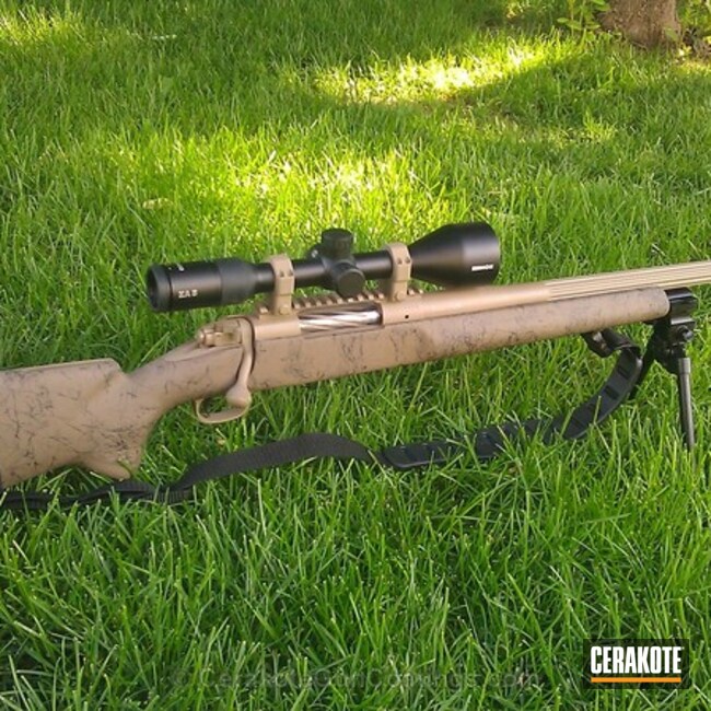 Cerakoted C-214 Federal Brown With C-240 Coyote Tan